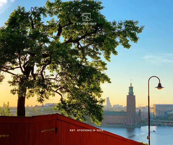 En utsikt över Stockholms stadshus